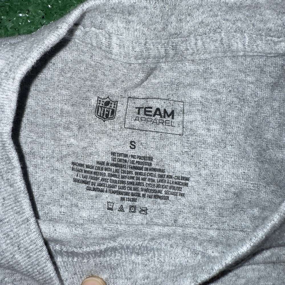 San Francisco 49ers NFC Champions Long Sleeve Shirt Gray Small NFL Team Apparel - Picture 3 of 6